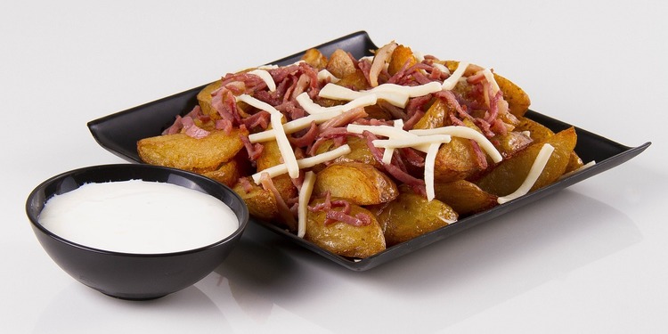 Roasted Potatoes with Ham and Cheese Recipe