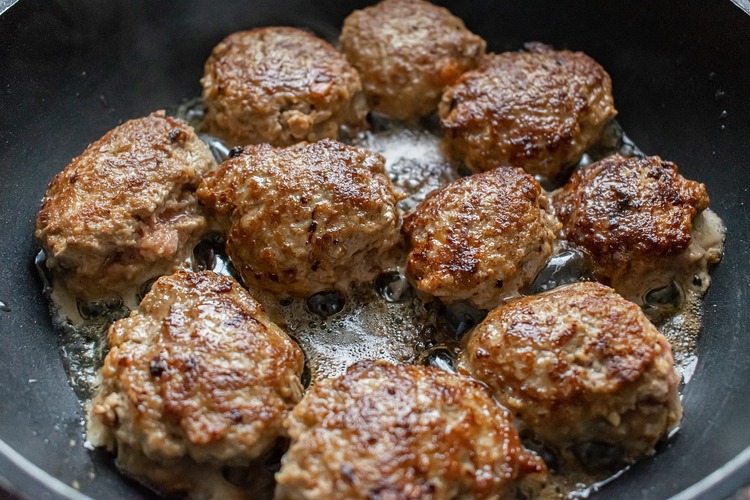 Pork Recipe - Pan Fried Pork Meatballs